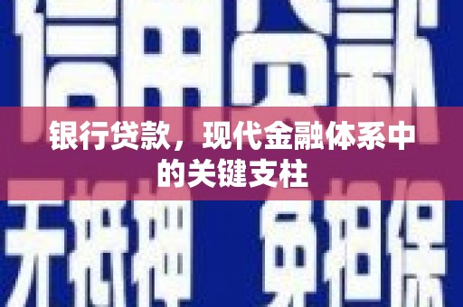 白山银行贷款，现代金融体系中的关键支柱