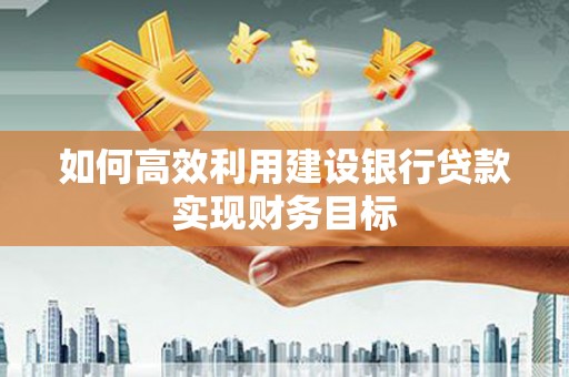 万全如何高效利用建设银行贷款实现财务目标