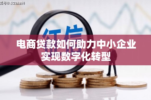 滦平电商贷款如何助力中小企业实现数字化转型