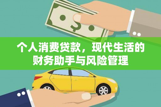 临沭个人消费贷款，现代生活的财务助手与风险管理