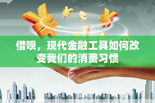 循化借呗，现代金融工具如何改变我们的消费习惯