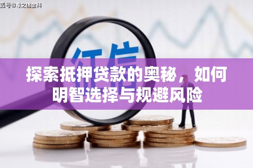 阜康探索抵押贷款的奥秘，如何明智选择与规避风险