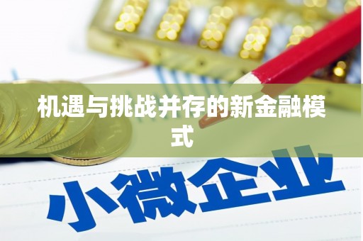 定西机遇与挑战并存的新金融模式