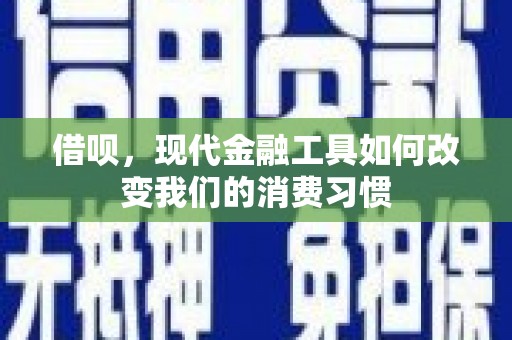 勐海借呗，现代金融工具如何改变我们的消费习惯
