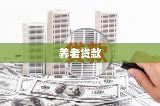 禅城养老贷款
